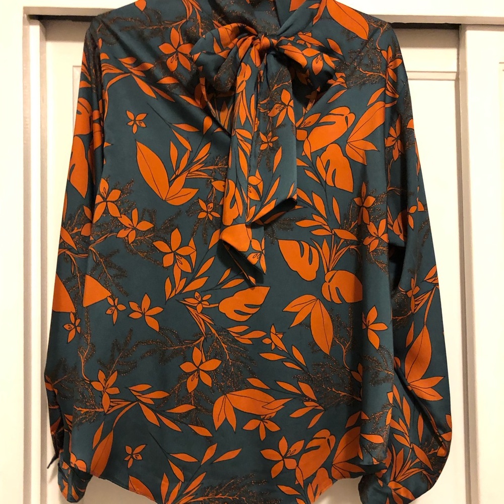 Zara silk blouse